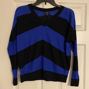 Blue & Black Sweater. Great Condition.